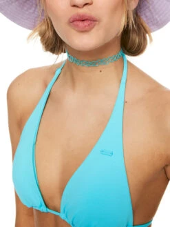 Roxy Beach Classics Tiki Triangle Bikini Top -Shoreline Mood erjx304719 roxym bgz0 frt4