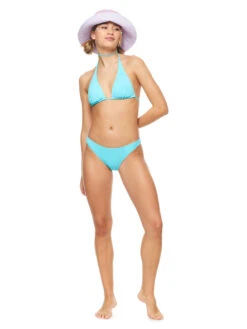 Roxy Beach Classics Tiki Triangle Bikini Top -Shoreline Mood erjx304719 roxym bgz0 frt9