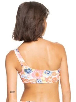 Roxy Printed Beach Classics Asymmetric Bikini Top -Shoreline Mood erjx304724 roxyw wbb6 bck1