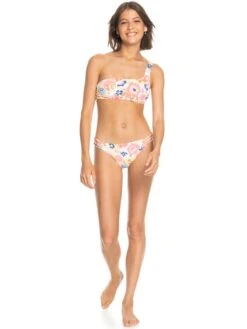 Roxy Printed Beach Classics Asymmetric Bikini Top -Shoreline Mood erjx304724 roxyw wbb6 frt9