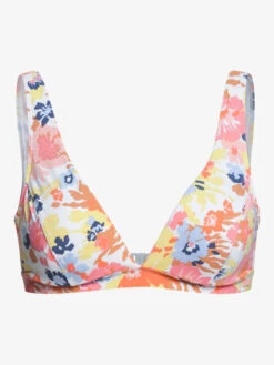 Roxy Printed Beach Classics D-Cup Underwired Bikini Top -Shoreline Mood erjx304726 roxyv wbb6 frt1