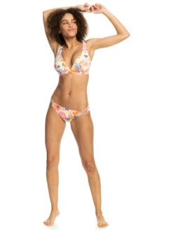 Roxy Printed Beach Classics D-Cup Underwired Bikini Top -Shoreline Mood erjx304726 roxyw wbb6 frt9