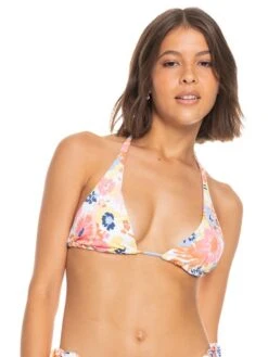 Roxy Printed Beach Classics Elongated Triangle Bikini Top 11 Roxy Printed Beach Classics Elongated Triangle Bikini Top -Shoreline Mood erjx304757 roxyw wbb6 frt1