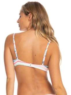 Roxy Line Up Fixed Triangle Bikini Top 14 Roxy Line Up Fixed Triangle Bikini Top -Shoreline Mood erjx304766 roxyw wbb4 bck1