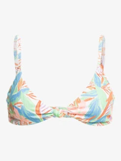 Roxy Love Rib The Surf Knot Triangle Bikini Top -Shoreline Mood erjx304796 roxyv gfe9 frt1