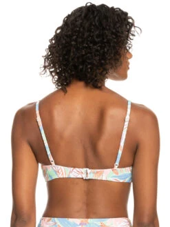 Roxy Love Rib The Surf Knot Triangle Bikini Top -Shoreline Mood erjx304796 roxyw gfe9 bck1