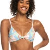 Roxy Love Rib The Surf Knot Triangle Bikini Top