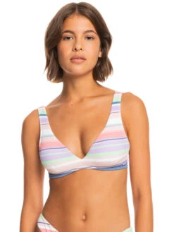 Roxy Endless Swell Underwire Elongated Bikini Top -Shoreline Mood erjx304813 roxyw bng7 frt1