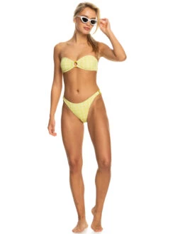 Roxy Salty Shine O-Ring Bandeau Bikini Top -Shoreline Mood erjx304863 roxyw gfj1 frt9