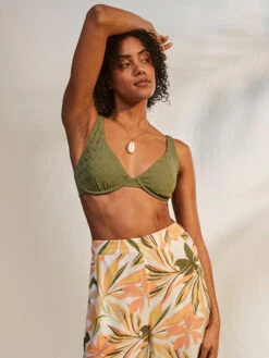 Roxy Current Coolness D-Cup Underwired Bikini Top 13 Roxy Current Coolness D-Cup Underwired Bikini Top -Shoreline Mood erjx304944 roxym gng0 frt10