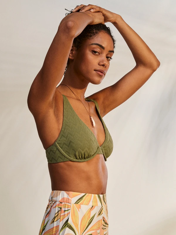 Roxy Current Coolness D-Cup Underwired Bikini Top 2 Roxy Current Coolness D-Cup Underwired Bikini Top - Image 2
