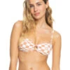 Roxy Check It 2 Bandeau Bikini Top