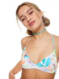 Roxy Retro Revo Reversible Triangle Bikini Top 12 Roxy Retro Revo Reversible Triangle Bikini Top -Shoreline Mood erjx304954 roxym wbb8 frt1