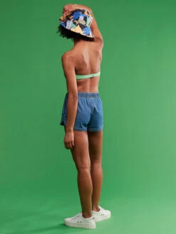 Roxy Color Jam Bandeau Bikini Top -Shoreline Mood erjx304957 roxym ghy0 frt3