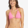 Roxy Hawaiian Heat Elongated Triangle Bikini Top