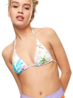 Roxy Retro Revo Reversible Tiki Triangle Bikini Top