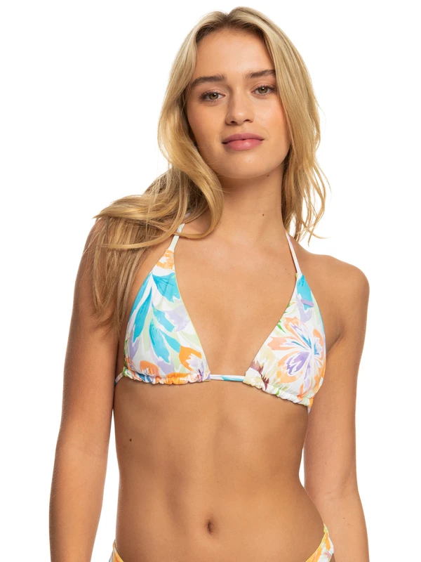 Roxy Retro Revo Reversible Tiki Triangle Bikini Top 7 Roxy Retro Revo Reversible Tiki Triangle Bikini Top - Image 7
