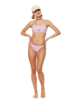 Roxy Hawaiian Heat Bralette Bikini Top -Shoreline Mood erjx304989 roxym ngz4 frt9