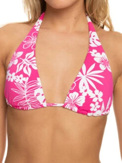 Roxy Printed Beach Classics Elongated Bikini Top -Shoreline Mood erjx305012 roxyw mjy6 frt3