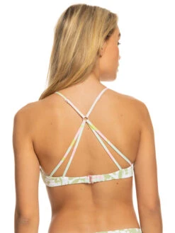 Roxy Tropics Hype Reversible Athletic Triangle Bikini Top -Shoreline Mood erjx305014 roxyw gbg3 bck2