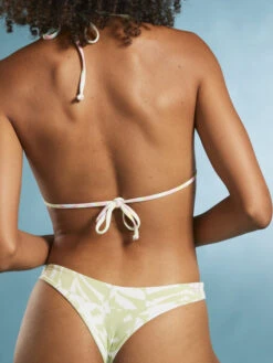 Roxy Tropics Hype Reversible Tiki Tri Bikini Top -Shoreline Mood erjx305015 roxym gbg3 bck1