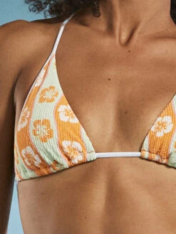 Roxy Wavy Babe Tiki Tri Bikini Top 15 Roxy Wavy Babe Tiki Tri Bikini Top -Shoreline Mood erjx305020 roxym gbg6 bck2