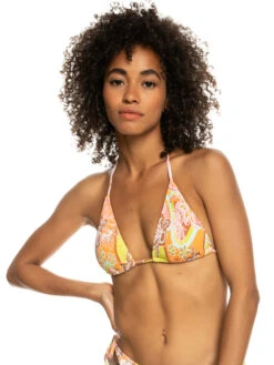 Roxy Floraldelic Tiki Tri Bikini Top 17 Roxy Floraldelic Tiki Tri Bikini Top -Shoreline Mood erjx305066 roxyw ngz6 frt1
