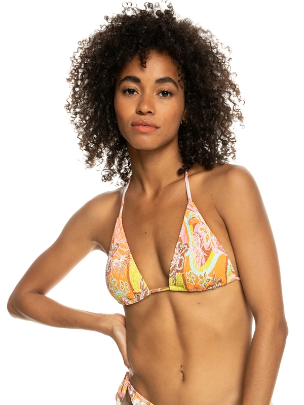 Roxy Floraldelic Tiki Tri Bikini Top 9 Roxy Floraldelic Tiki Tri Bikini Top - Image 9