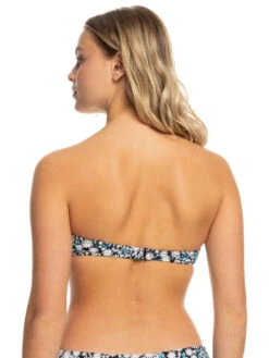 Roxy Printed Beach Classics Bandeau Bikini Top -Shoreline Mood erjx305147 roxyw kvj6 bck1