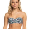 Roxy Printed Beach Classics Bandeau Bikini Top