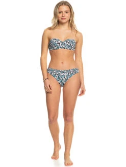 Roxy Printed Beach Classics Bandeau Bikini Top -Shoreline Mood erjx305147 roxyw kvj6 frt9