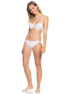 Roxy Nautilus Tie Side Moderate Bikini Bottoms 6 Roxy Nautilus Tie Side Moderate Bikini Bottoms -Shoreline Mood erjx404272 roxyw mfp7 frt9