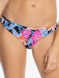 Roxy Tropical Oasis Smocked Bikini Bottoms 11 Roxy Tropical Oasis Smocked Bikini Bottoms -Shoreline Mood erjx404280 roxyw kvj5 frt1