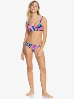 Roxy Tropical Oasis Smocked Bikini Bottoms 12 Roxy Tropical Oasis Smocked Bikini Bottoms -Shoreline Mood erjx404280 roxyw kvj5 frt9