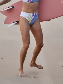 Roxy POP SURF Mid Waist Bikini Bottoms