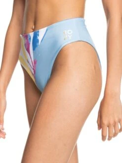 Roxy POP SURF Mid Waist Bikini Bottoms 13 Roxy POP SURF Mid Waist Bikini Bottoms -Shoreline Mood erjx404298 roxyw nft6 frt2