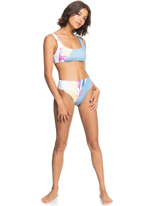 Roxy POP SURF Mid Waist Bikini Bottoms 8 Roxy POP SURF Mid Waist Bikini Bottoms - Image 8