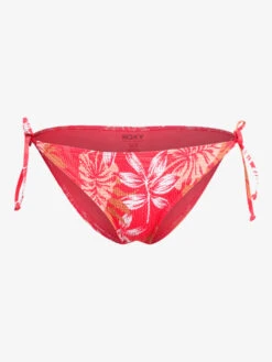 Roxy Seaside Tropics Mid-Waist Smocked Bikini Bottoms 17 Roxy Seaside Tropics Mid-Waist Smocked Bikini Bottoms -Shoreline Mood erjx404393 roxyv rmz8 frt1