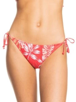 Roxy Seaside Tropics Mid-Waist Smocked Bikini Bottoms 13 Roxy Seaside Tropics Mid-Waist Smocked Bikini Bottoms -Shoreline Mood erjx404393 roxyw rmz8 frt1