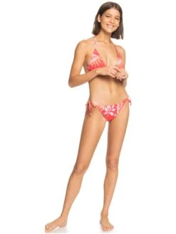 Roxy Seaside Tropics Mid-Waist Smocked Bikini Bottoms 15 Roxy Seaside Tropics Mid-Waist Smocked Bikini Bottoms -Shoreline Mood erjx404393 roxyw rmz8 frt9