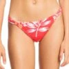 Roxy Seaside Tropics Mid-Waist Bikini Bottoms