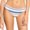 Roxy Line Up Mid-Rise Bikini Bottoms
