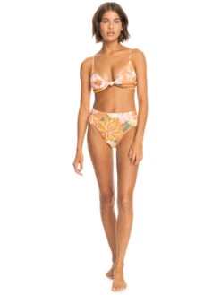 Roxy Love Rib The Shorey High Rise Bikini Bottoms -Shoreline Mood erjx404439 roxyw ckn7 frt9