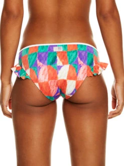Stella Jean X Roxy Mid-Waist Bikini Bottoms 15 Stella Jean X Roxy Mid-Waist Bikini Bottoms -Shoreline Mood erjx404470 roxym gnv6 frt4