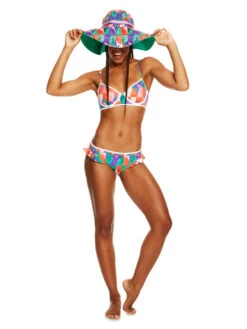 Stella Jean X Roxy Mid-Waist Bikini Bottoms 16 Stella Jean X Roxy Mid-Waist Bikini Bottoms -Shoreline Mood erjx404470 roxym gnv6 frt9