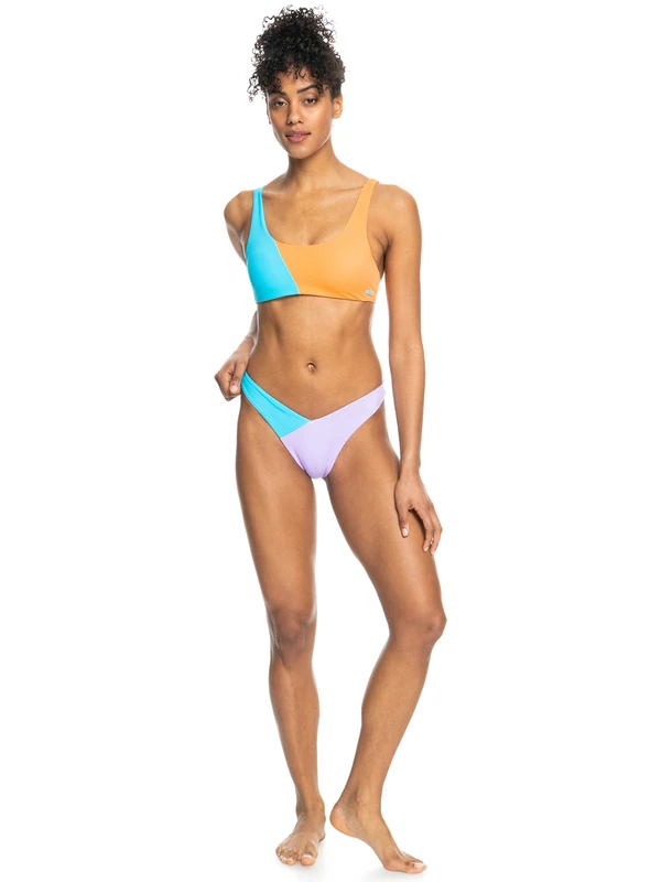 Roxy Colorblock Party Cheeky Bikini Bottoms 8 Roxy Colorblock Party Cheeky Bikini Bottoms - Image 8