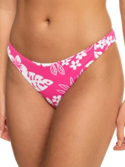 Roxy Printed Beach Classics Skimpy Bikini Bottoms -Shoreline Mood erjx404601 roxyw mjy6 frt2