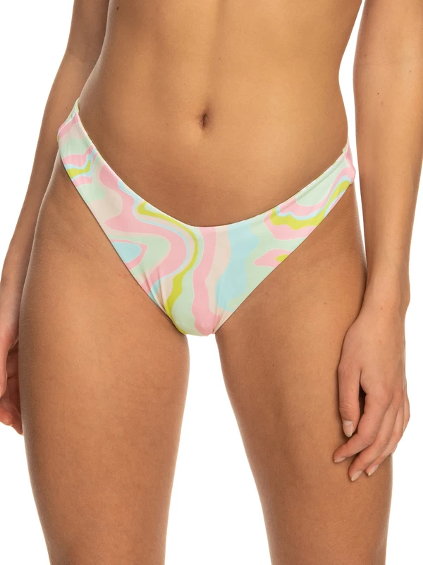 Roxy Tropics Hype Cheeky Bikini Bottoms 1 Roxy Tropics Hype Cheeky Bikini Bottoms