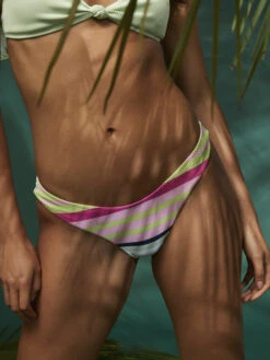 Roxy Stripe Soul Cheeky Bikini Bottoms -Shoreline Mood erjx404619 roxym gcy3 frt1