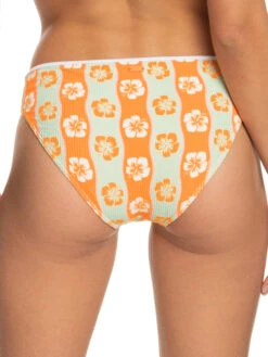 Roxy Wavy Babe Hipster Bikini Bottoms -Shoreline Mood erjx404640 roxyw gbg6 bck1